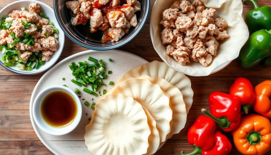 Air Fryer Pot Stickers Ingredients