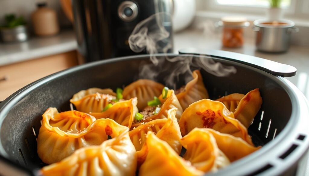 Air Frying Pot Stickers