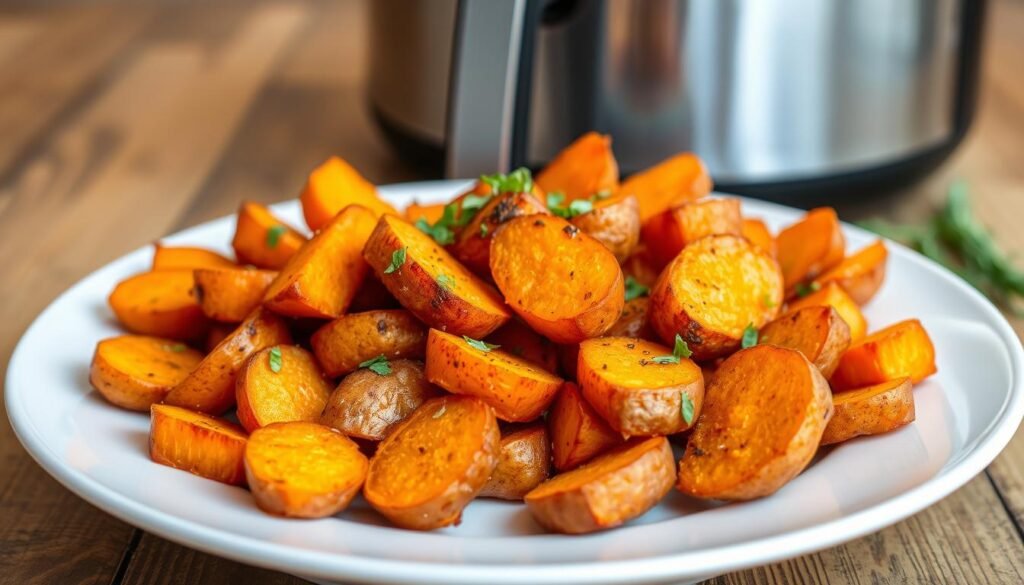 air fryer sweet potatoes