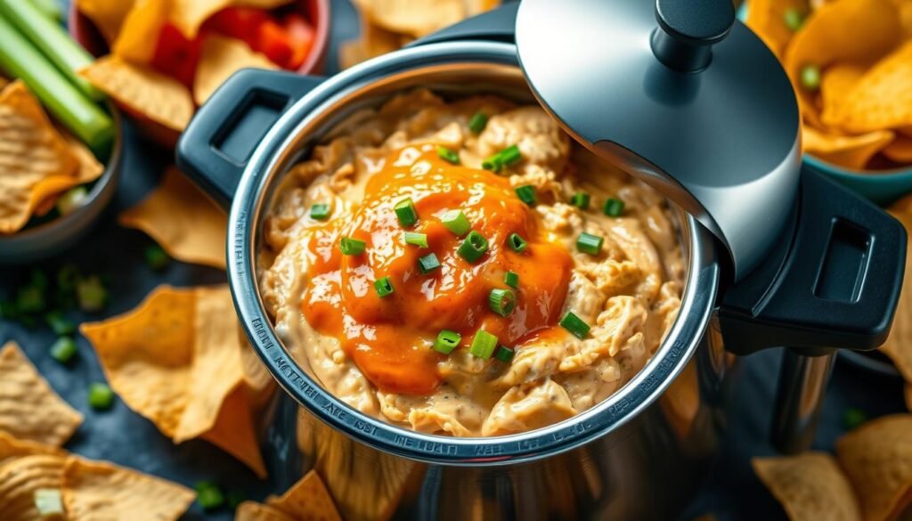 buffalo chicken dip pressure cooker