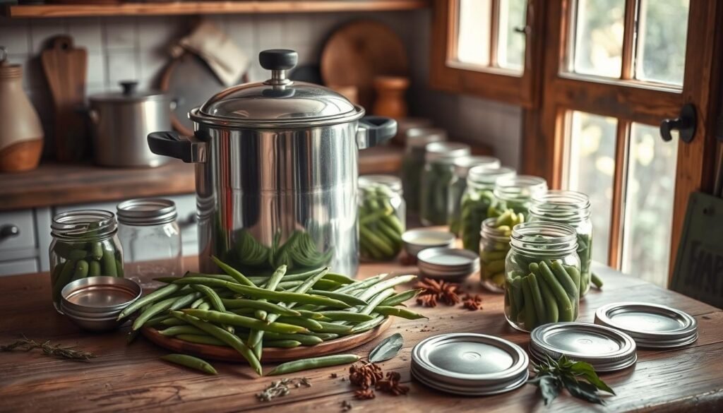 canning green beans in pressure cooker