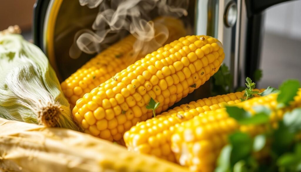 pressure cook corn cob