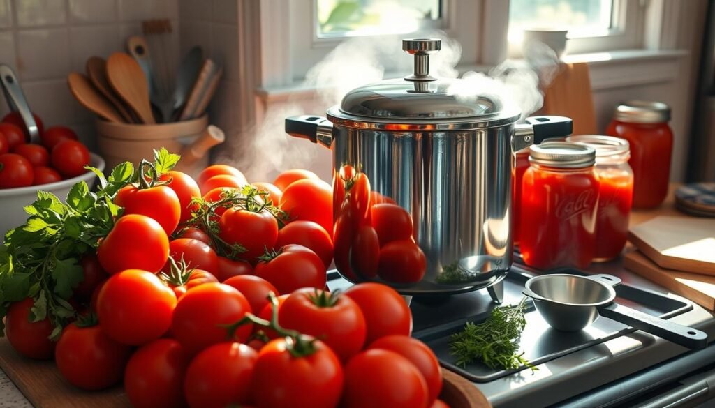 pressure cooker canning tomato sauce