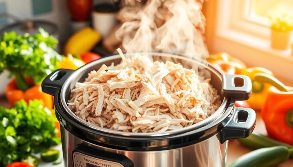 pulled chicken in pressure cooker